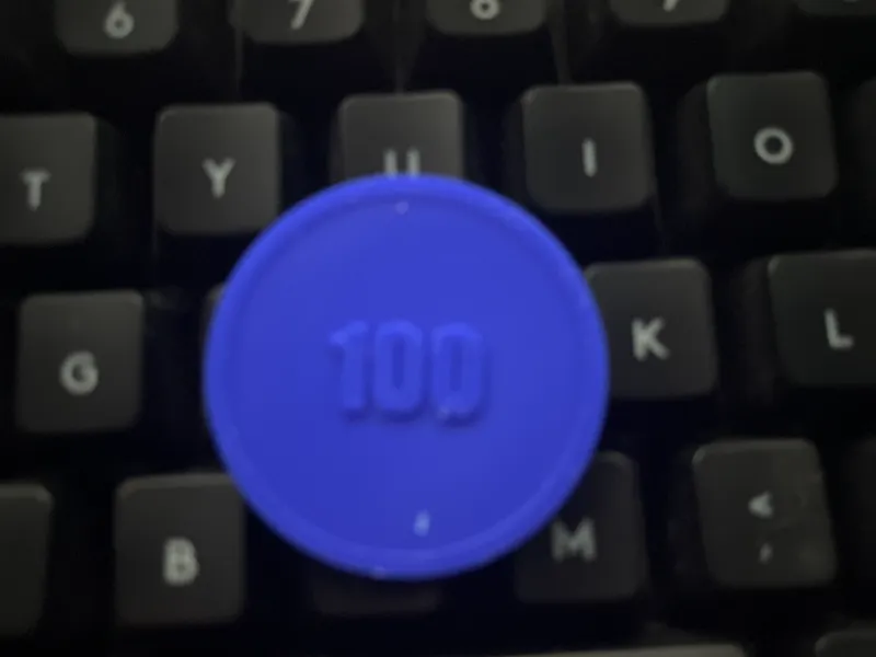 Basic Poker Chip (ALL CURRENT VALUES)