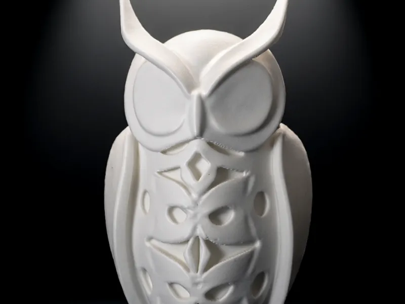 Moonlit Owl – A Charming Avian Sculpture