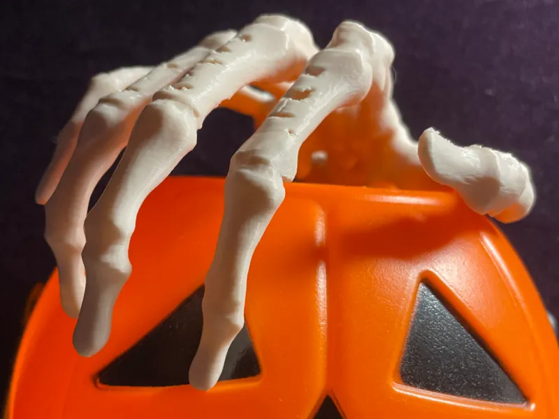 Mano terrorífica de Halloween.