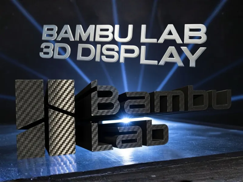 Bambu Lab 3D Display