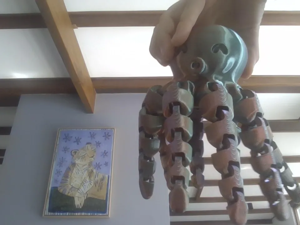 Poulpe géant articulé