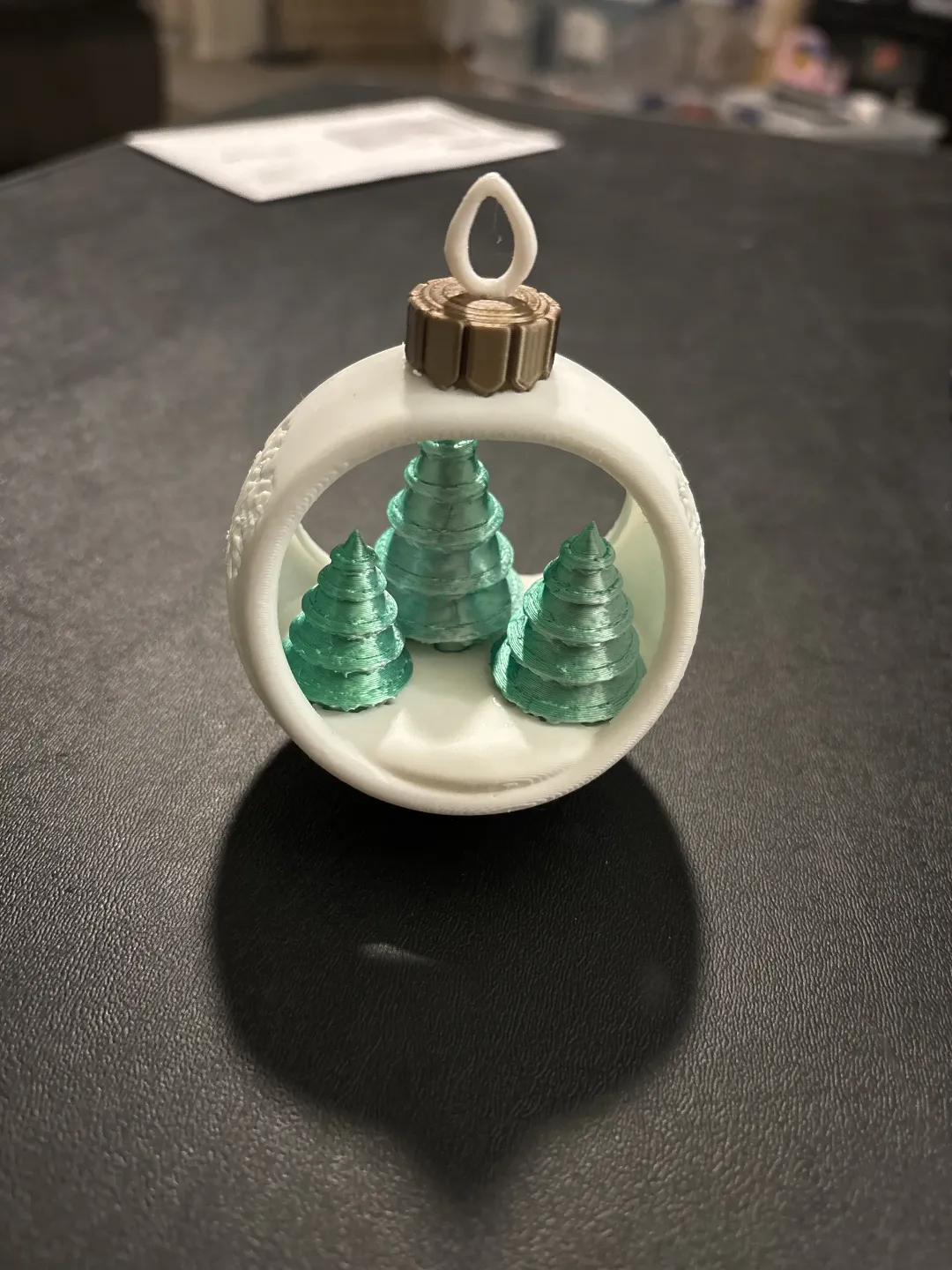 Christmas Bauble Pine Trees view 2