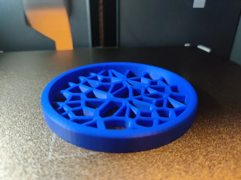 Organic Cell Pattern Coaster