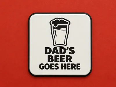 DAD Drink Coaster - Dad's Beer