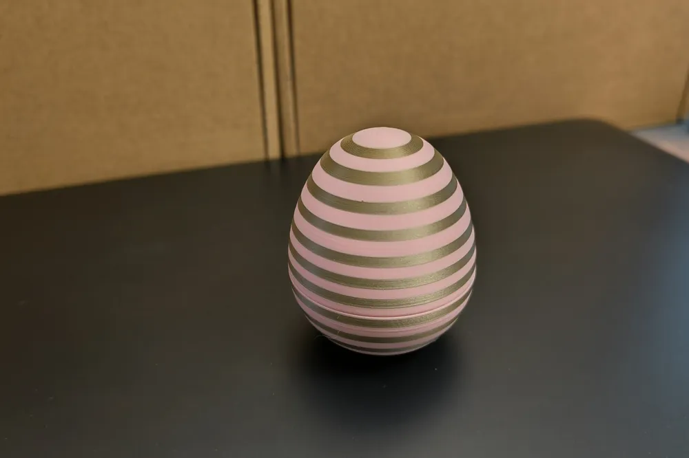 Colorful Easter Egg with a surprise - Free 3D Print Model - MakerWorld