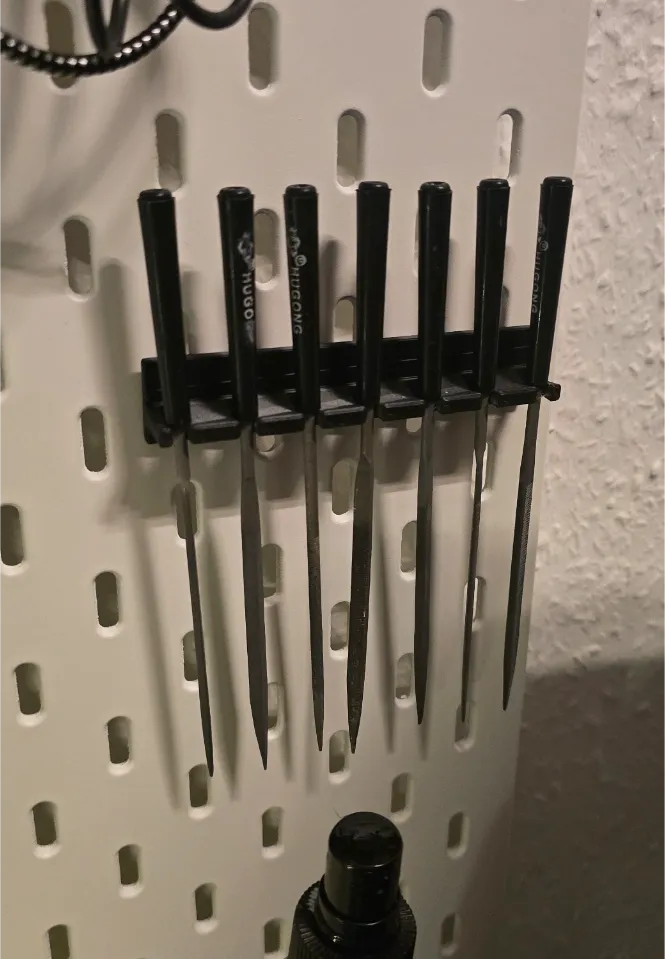 Feilenhalter Nadelfeilen passend für Ikea skadis