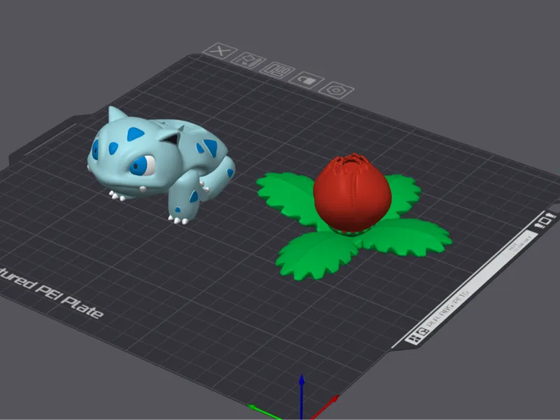 0002 Ivysour - flexible - articulado - pokemon