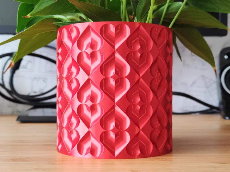 Endless Valentine Love Heart - Plant pot Planter