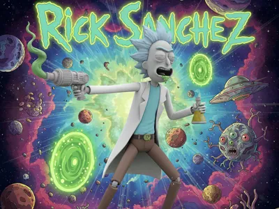 RICK SANCHEZ FROM RICK AND MORTY