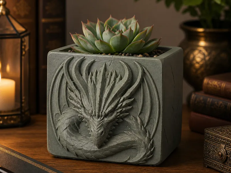 Dragon Succulent Planter