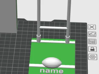 rugby customizable phone holder