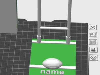 rugby customizable phone holder