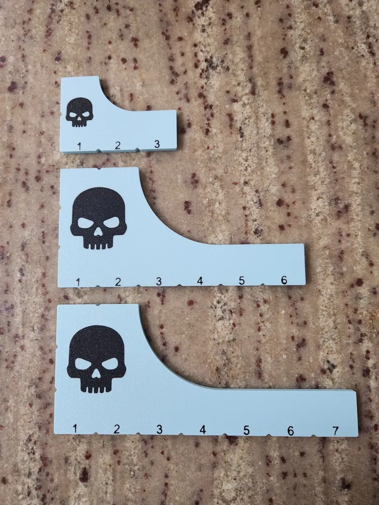Mini Ruler Print W40k Kill Team Rulers - Assorted Sizes AMS/NO AMS - Free 3D Print Model ...