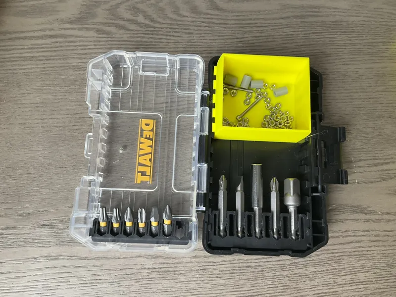 Deep bin insert for DEWALT ToughCase+ DWASTCASEBLK