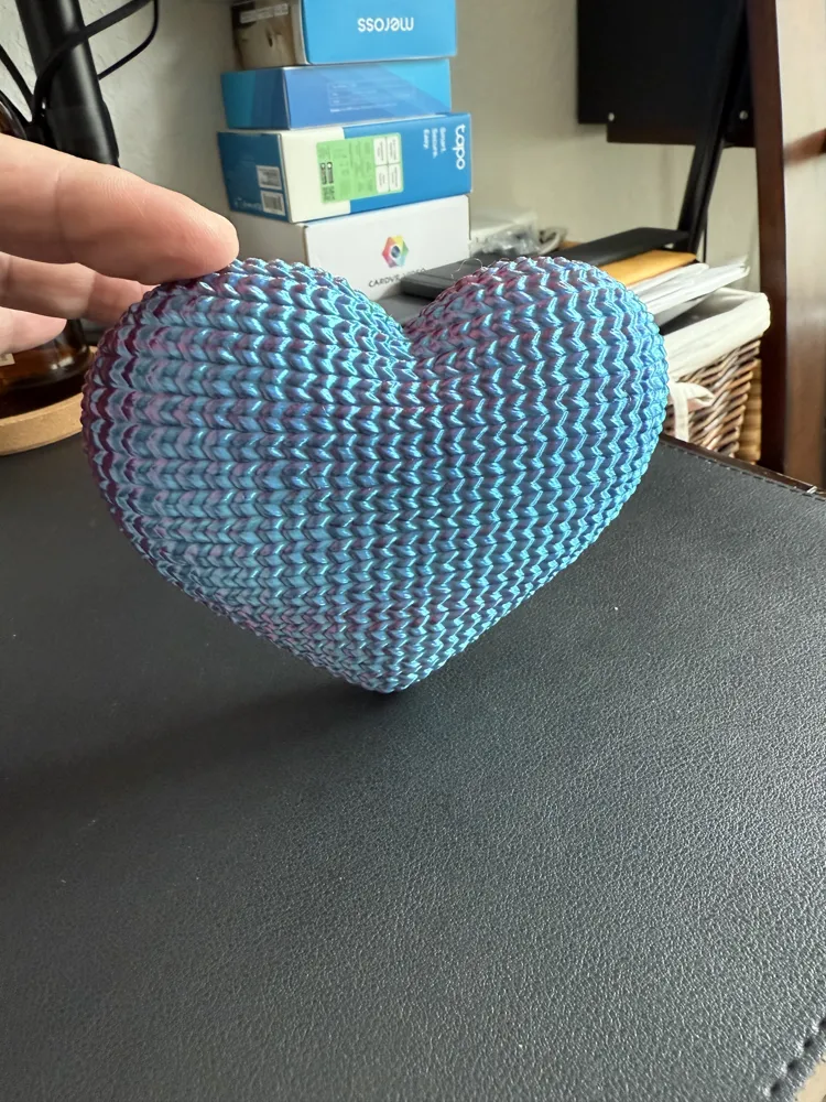 Knitted Heart by Kabldawg MakerWorld: Download Free 3D Models