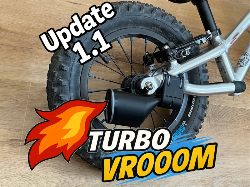 Turbo Exhaust Pipe for Kid’s Bike v 1.1