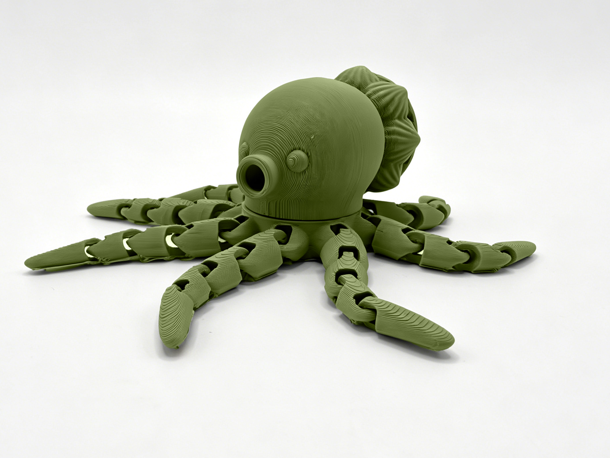 Miniatura 3 do modelo 3D 有瓶就有枪-沙滩章鱼水枪-不漏水-适配矿泉水瓶、可乐瓶-增加加上版