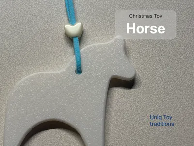 Horse Christmas toy