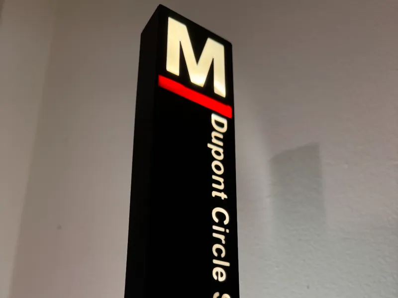 DC Metro Sign - Dupont Circle
