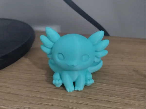 Figurine axolotl minimaliste
