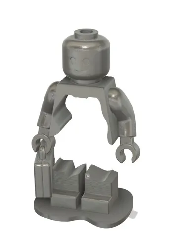 Figura decorativa: Brick Man Traveler — vista de referencia 4