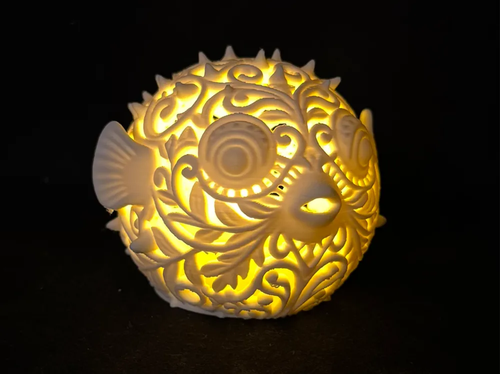 Modelo para impresión 3D: Lumorna Lichtmoment | Der Kugelfisch. Referencia del modelo original.
