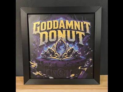 Dungeon Crawler Carl - Goddamnit Donut Hueforge 