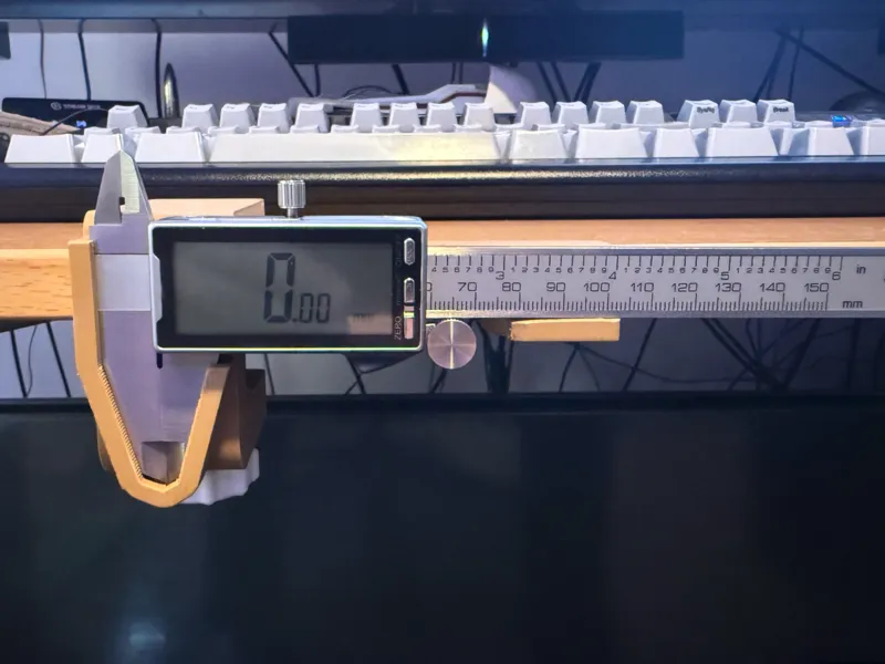 Horizontal Deskmount Caliper Holder