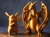 Pikachu e Charizard