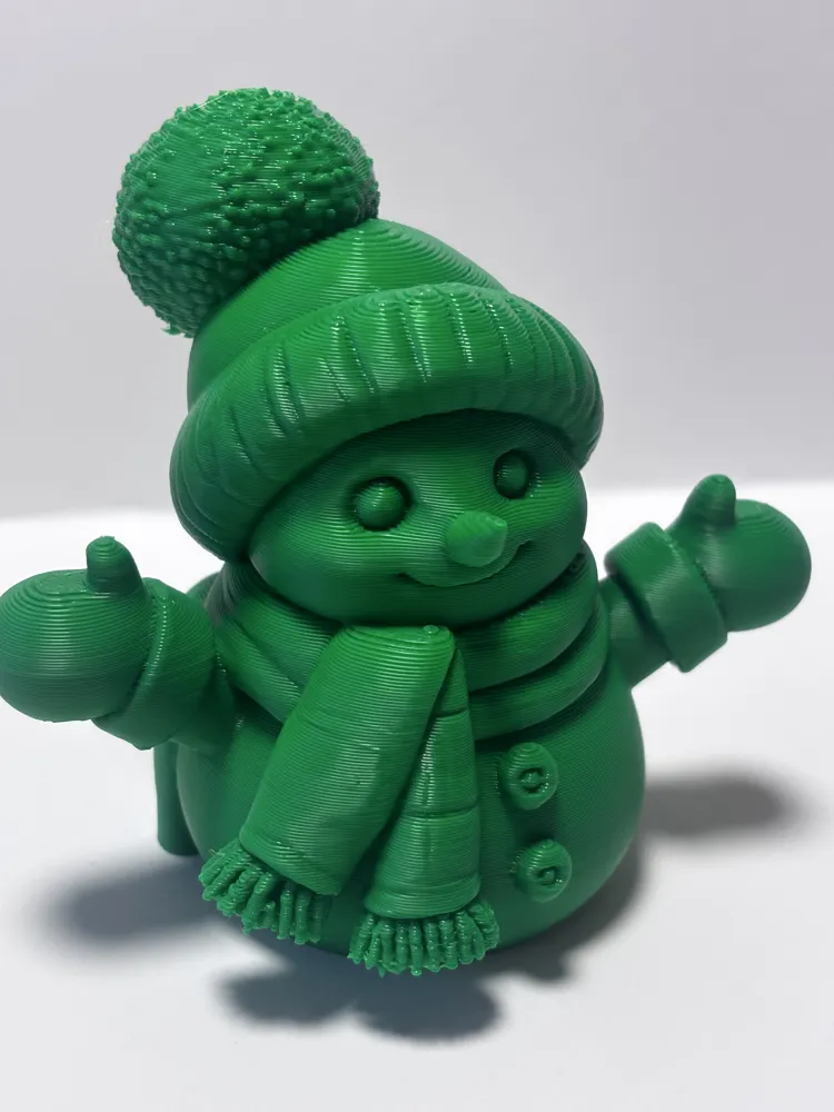 Christmas snowman figurine - Free 3D Print Model - MakerWorld