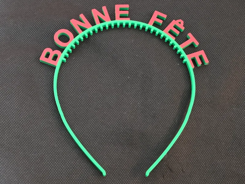 Happy Holidays in French Headband