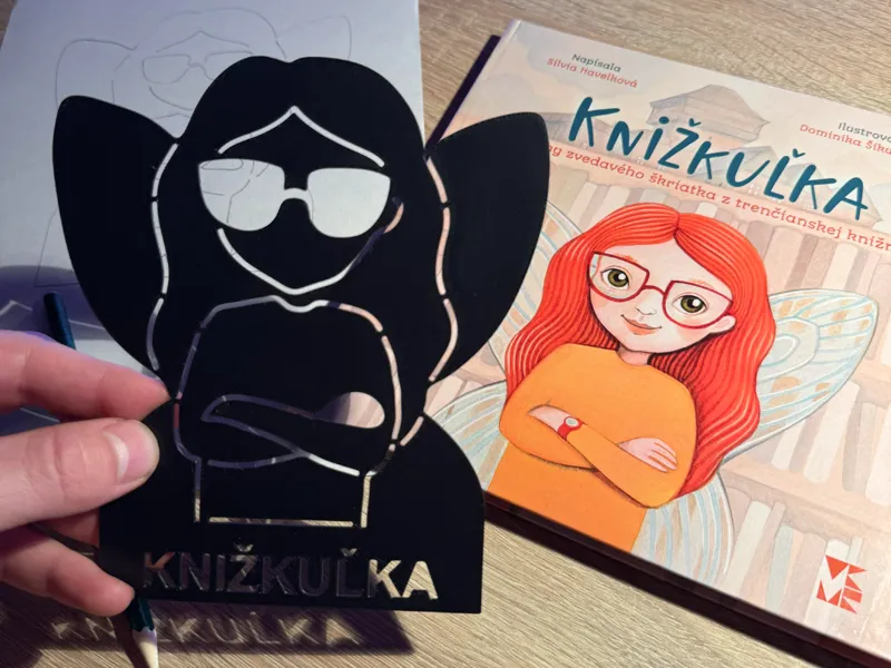 Šablóna na knižkuľku