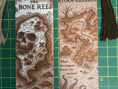 Bookmark_Pirate Map SET of 2, 50x150