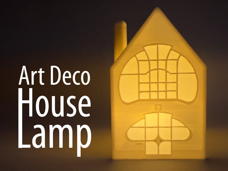 Artdeco House Lamp