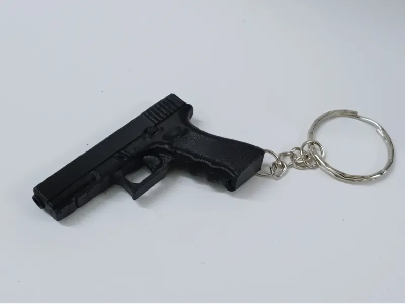 Gun Glock keychain