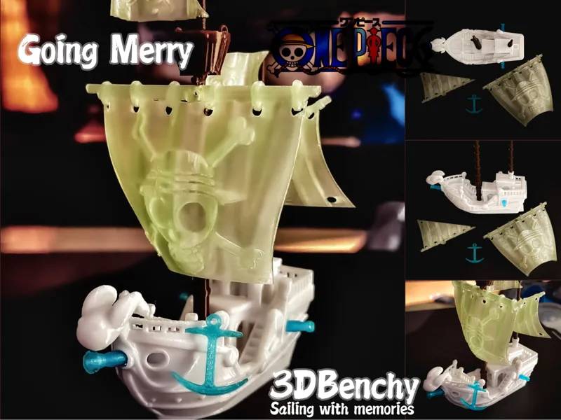 Sailing with Memories | Going Merry 3DBenchy 