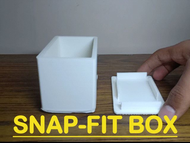 Snap-Fit Interlocking Box