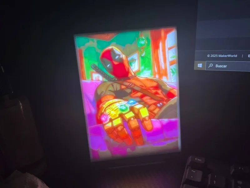 cymk deadpool lithophane