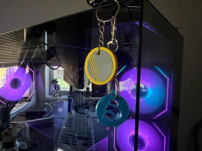 Raider Token & Cred Keychain