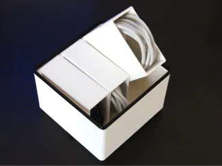 [Gridfinity] 2×2 Swiveling Cable Organizer