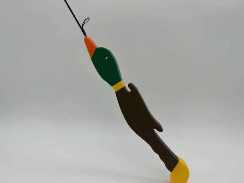 Green Hornet Ice Fishing Rod