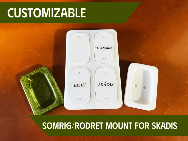 Customizable SOMRIG/RODRET Mount for SKADIS Board