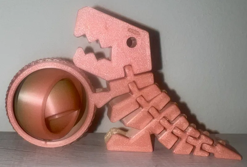 Flexi Rex working gyro fidget spinner FUN flexirex