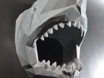 Low Poly Shark head 