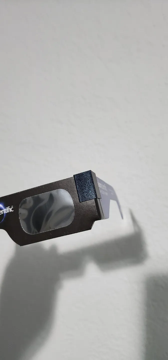 Solar Eclipse Glasses Corner Frames, Ridgid Paper