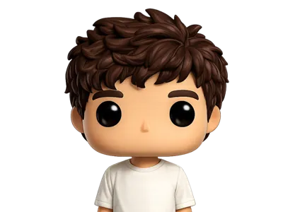 Funko boy in school tracksuit