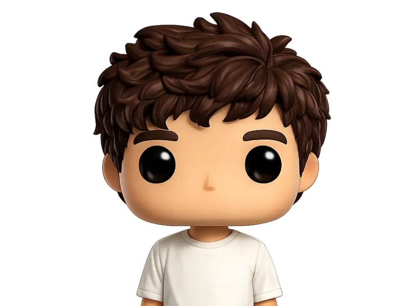 Funko niño con chandal colegio