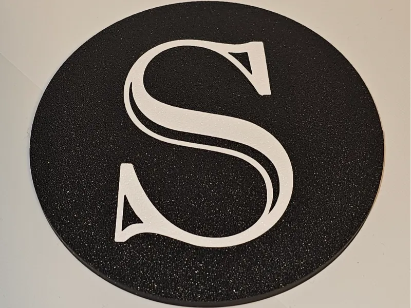 Custom Monogramed Coasters (All Letters)