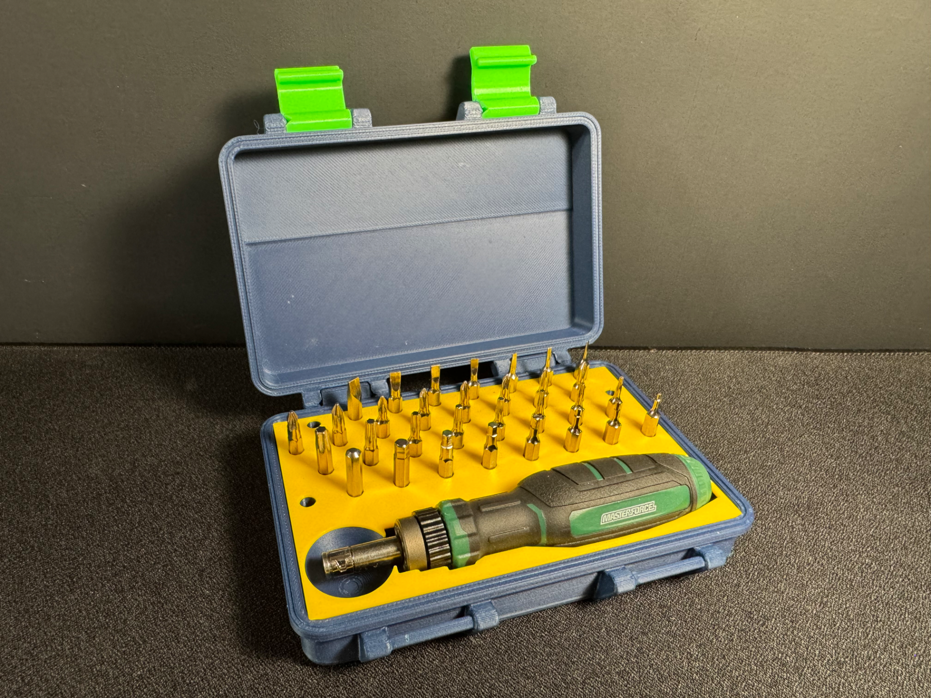 Masterforce Precision Ratcheting Screwdriver Case