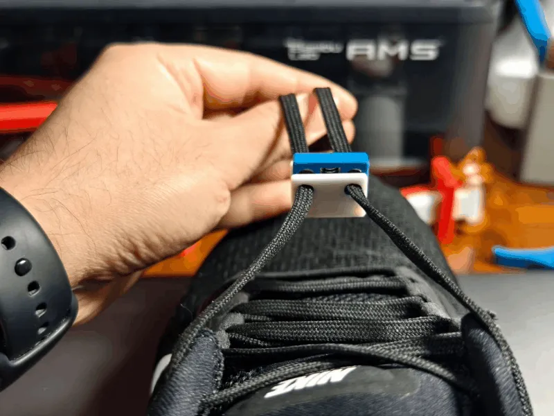 Picture of Shoelace Fastener (Life Extender) - Free 3D Print Model - MakerWorld
